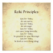 Beginselen van Reiki Perfect Poster (Voorkant)