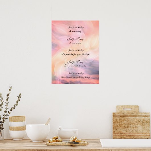Beginselen van Reiki Poster (Keuken)