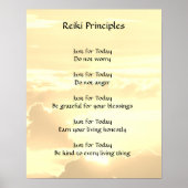 Beginselen van Reiki Poster (Voorkant)