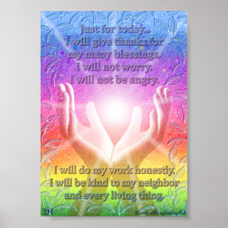 Beginselen van Reiki Poster