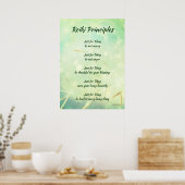 Beginselen van Reiki Poster (Keuken)