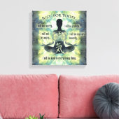 Beginselen van Reiki - Reiki Preepts Canvas Afdruk (Insitu (Woonkamer))