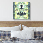 Beginselen van Reiki - Reiki Preepts Canvas Afdruk (Insitu (Slaapkamer))