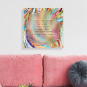 Beginselen van Reiki - Reiki Preepts Canvas Afdruk (Insitu (Woonkamer))