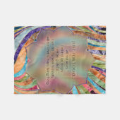 Beginselen van Reiki - Reiki Preepts Fleece Deken (Voorkant (Horizontaal))