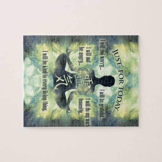 Beginselen van Reiki - Reiki Preepts Legpuzzel (Horizontaal)