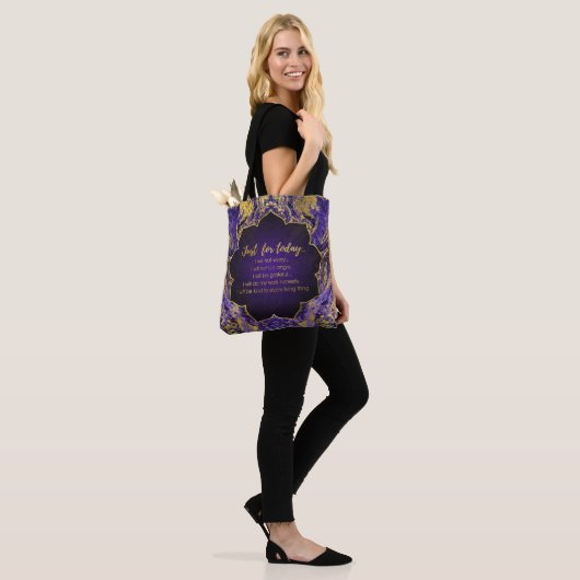 Beginselen van Reiki - Reiki Preepts Tote Bag (Op model)