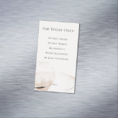 Beginselen van Reiki, voorschriften Magnetisch Visitekaartje (Voorbeeld)