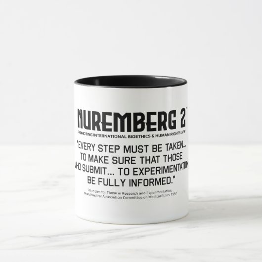 Beginselen voor onderzoek en proefneming mok (Midden)