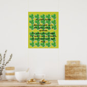 Begint bij $11.20 Een Iers Gebed Poster (Keuken)