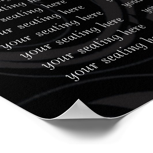 Begint bij $12.80 het Zitten Grafiek voor Ontvangs Poster (Hoek)