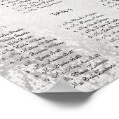 Begint bij $13.20 Zitterende Grafiek 12 Tabellen Poster (Hoek)