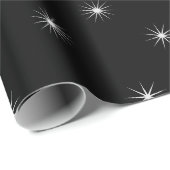 Begint wit op zwart cadeaupapier (Rol Hoek)