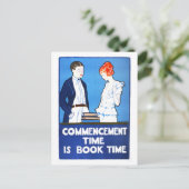  "Begintijd is Boekentijd" Poster Briefkaart (Staand voorkant)