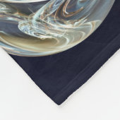 Begird Abstract Fleece Deken (Hoek)