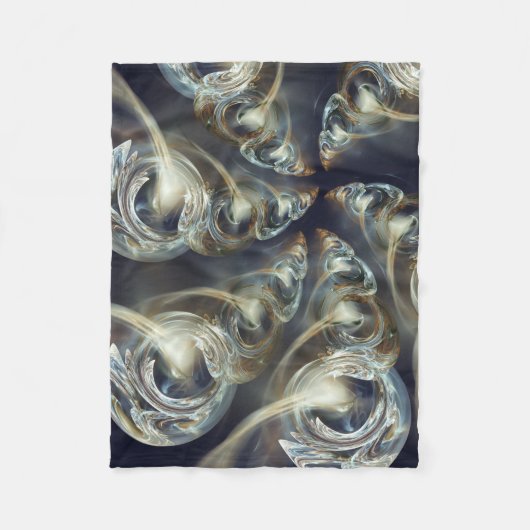 Begird Abstract Fleece Deken (Voorkant)