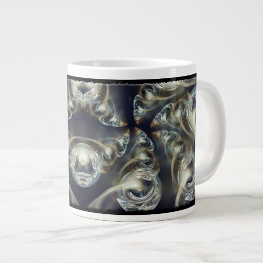 Begird Abstract Grote Koffiekop (Voorkant rechts)