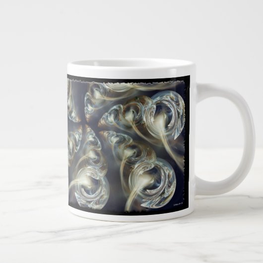 Begird Abstract Grote Koffiekop (Rechts)