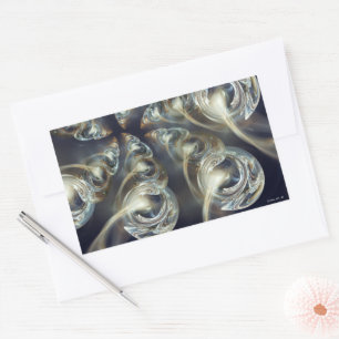 Begird Abstract Rechthoekige Sticker