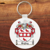 Begley Family Crest Sleutelhanger (Voorkant)