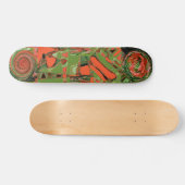 Begonia Abstract 2 Skateboard (Horizontaal)
