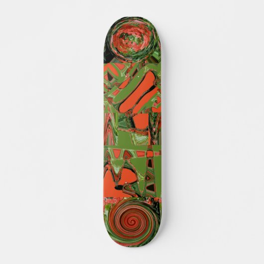 Begonia Abstract 2 Skateboard (Voorkant)