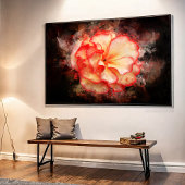 Begonia bloem waterverf - bb3 poster