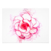 Begonia bloem waterverf - wb1 foto afdruk (Voorkant)