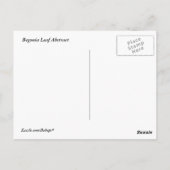 Begonia Leaf Abstract Briefkaart (Achterkant)