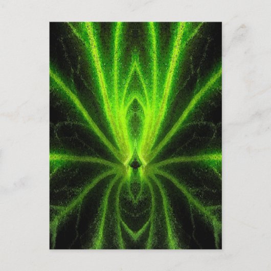 Begonia Leaf Abstract Briefkaart (Voorkant)