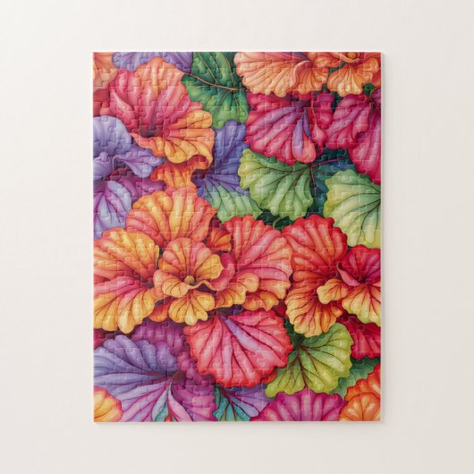 Begonia - legpuzzel (Verticaal)