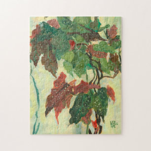 Begonia Maculata Home Garden Plant Floral Painting Legpuzzel