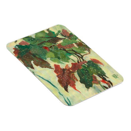 Begonia Maculata Home Garden Plant Floral Painting Magneet (Rechterzijde)