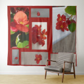 Begonia of Beauty Tapestry Wandkleed (In Situ (horizontaal))
