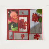 Begonia of Beauty Tapestry Wandkleed (Voorkant (horizontaal))