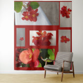 Begonia of Beauty Tapestry Wandkleed (In situ)