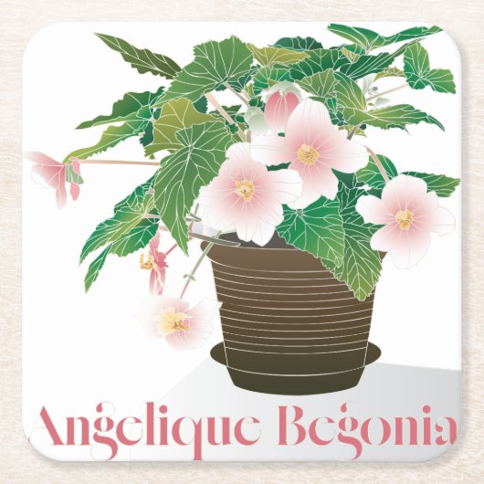 Begonia Onderzetter (Voorkant)