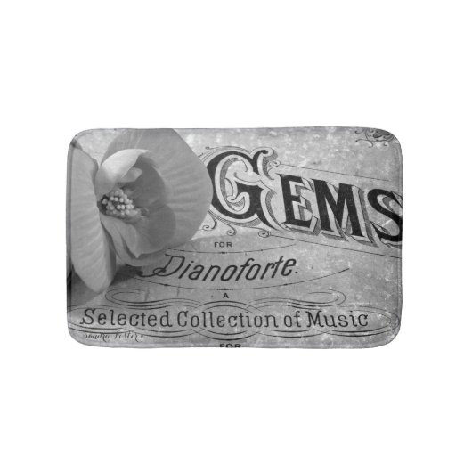 Begonia Pareltjes Pianoforte Badmat (Voorkant)