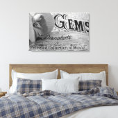 Begonia Pareltjes Pianoforte Canvas Afdruk (Insitu (Slaapkamer))