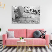 Begonia Pareltjes Pianoforte Canvas Afdruk (Insitu (Woonkamer))