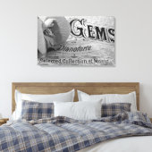 Begonia Pareltjes Pianoforte Canvas Afdruk (Insitu (Slaapkamer))