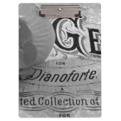 Begonia Pareltjes Pianoforte Klembord (Voorkant)