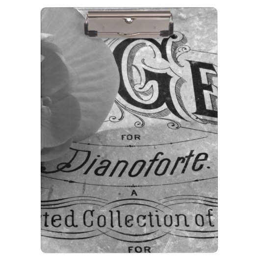 Begonia Pareltjes Pianoforte Klembord (Voorkant)