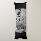 Begonia Pareltjes Pianoforte Lichaamskussen (Achterkant (Verticaal))