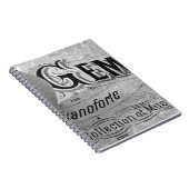 Begonia Pareltjes Pianoforte Notitieboek (Rechterzijde)