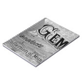 Begonia Pareltjes Pianoforte Notitieboek (Linkerzijde)