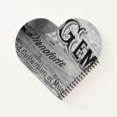 Begonia Pareltjes Pianoforte Notitieboek (Achterkant)