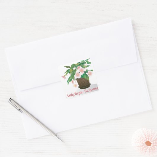 Begonia Stickers (Envelop)