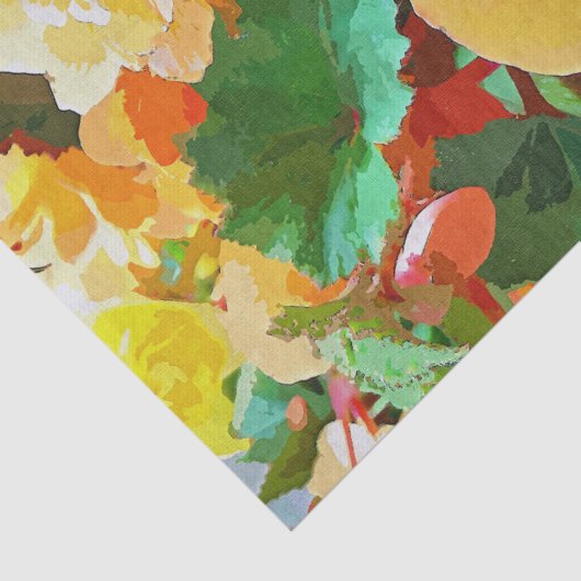 BEGONIA-STROMEN TISSUEPAPIER (Detail)