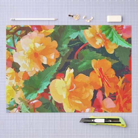 BEGONIA-STROMEN TISSUEPAPIER (Craft)